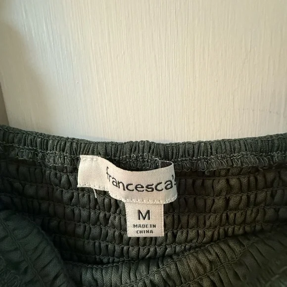 Francesca's Collections Forest Green Midi Dress - Picture 5 of 6